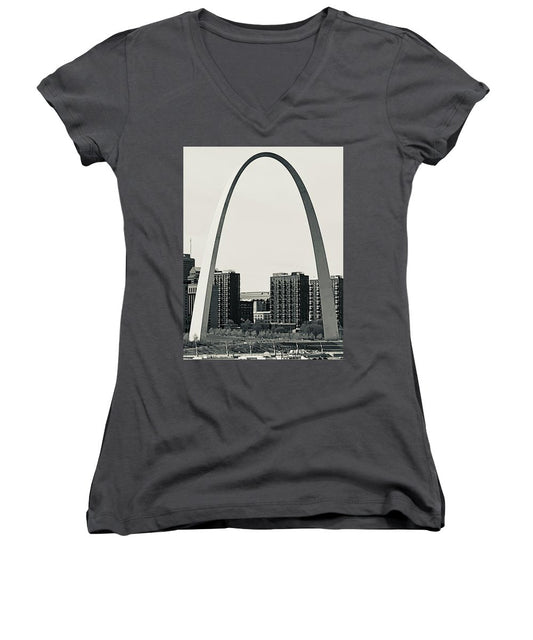 Driveby Shot of the Arch - Women's V-Neck