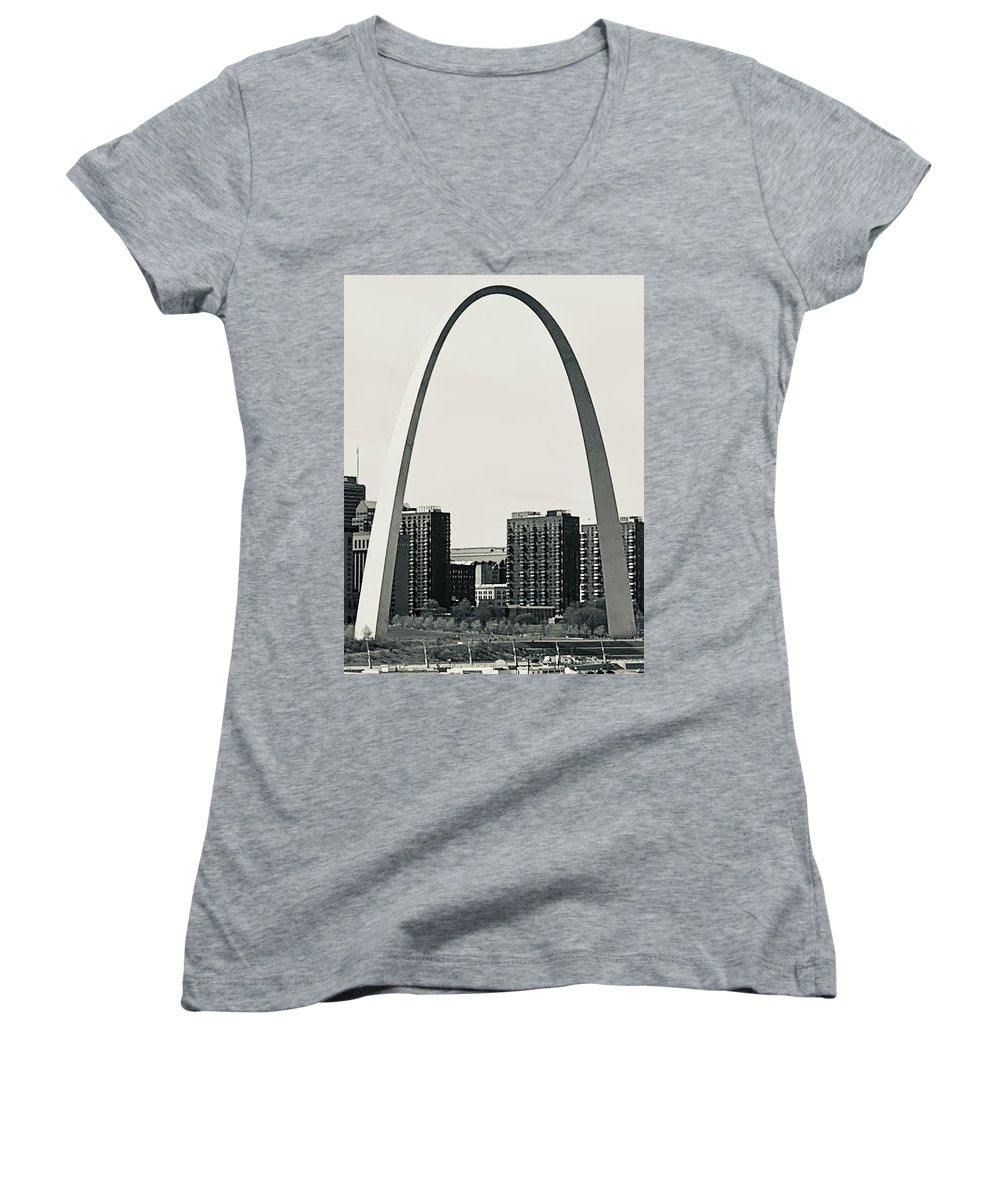 Driveby Shot of the Arch - Women's V-Neck