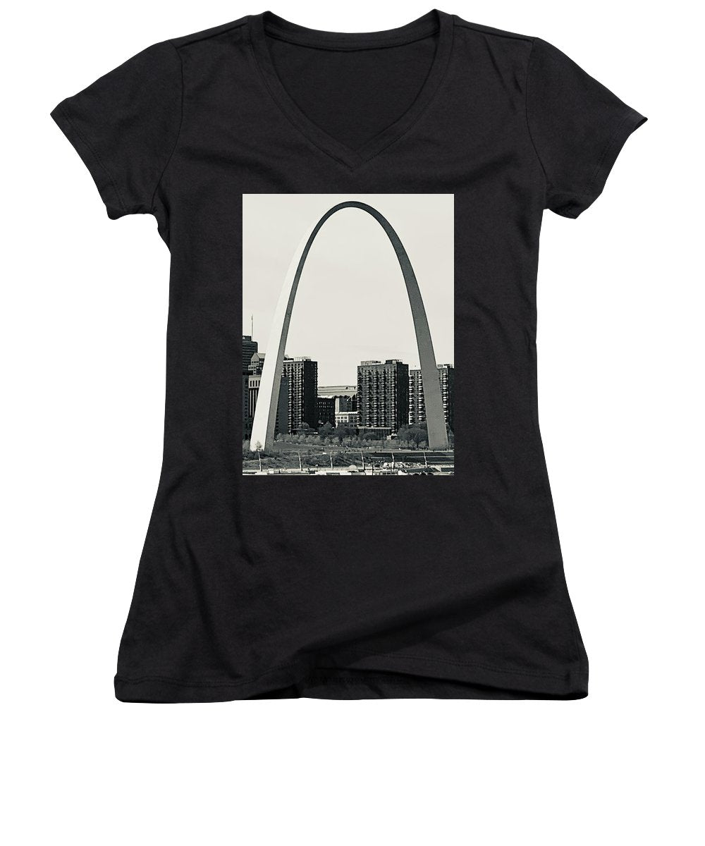 Driveby Shot of the Arch - Women's V-Neck