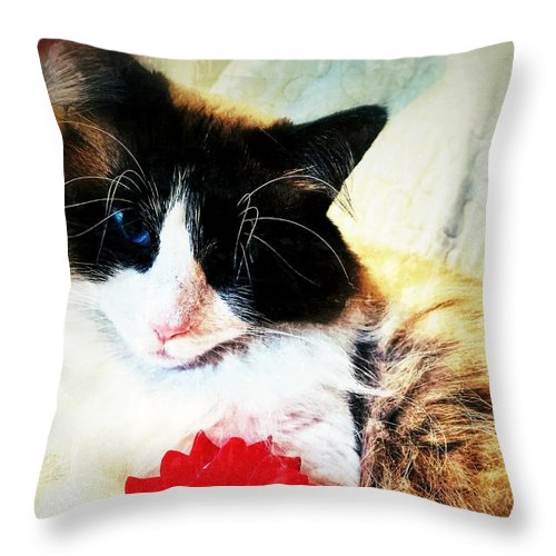 Fiona's Flower - Throw Pillow