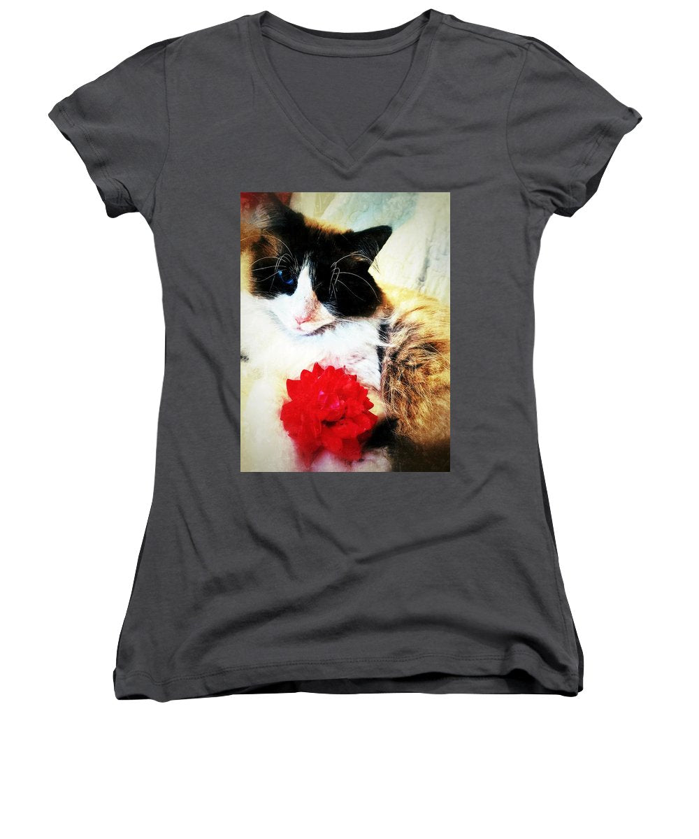 Fiona's Flower - Women's V-Neck