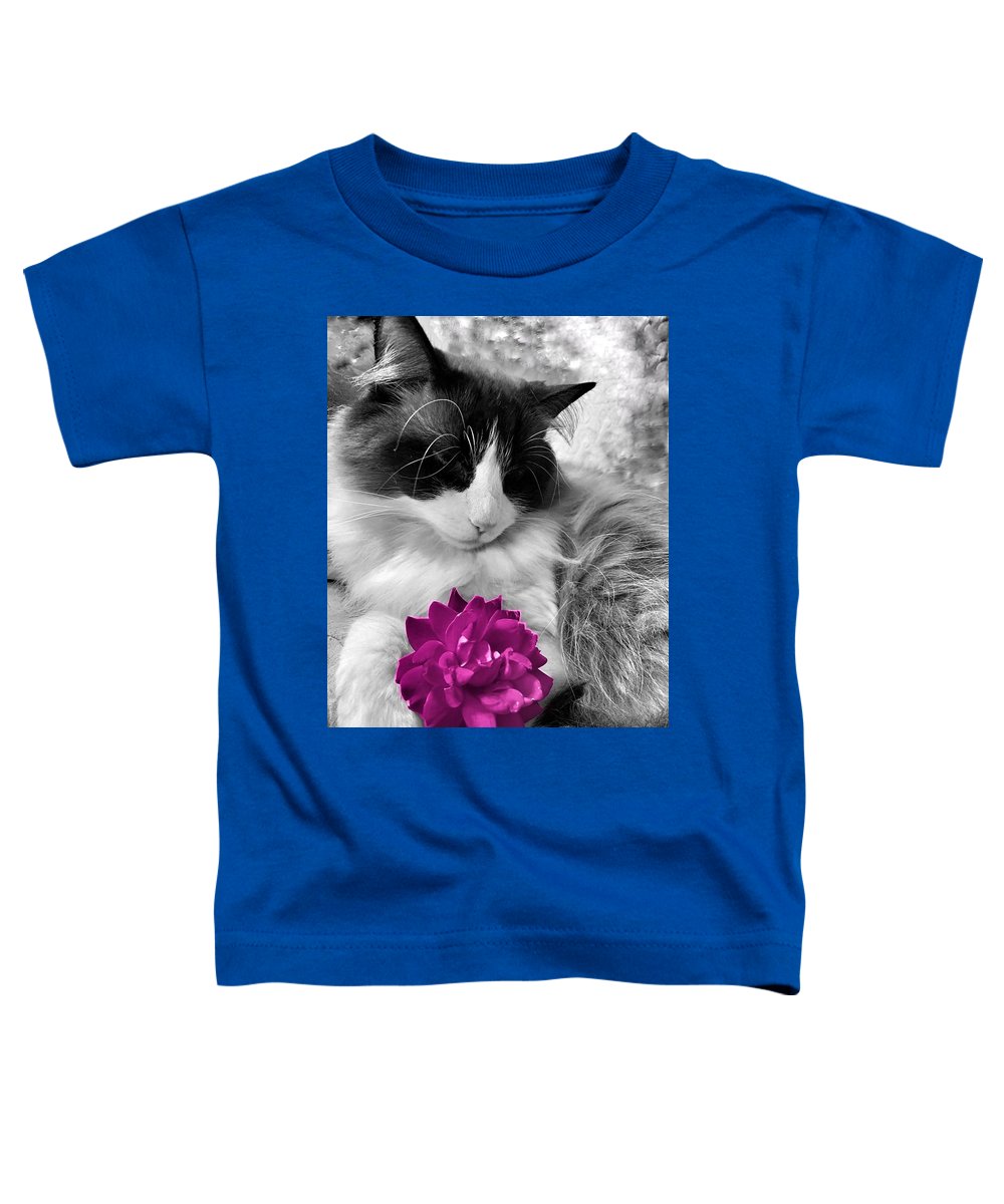 Fiona's Fuschia Flower - Toddler T-Shirt