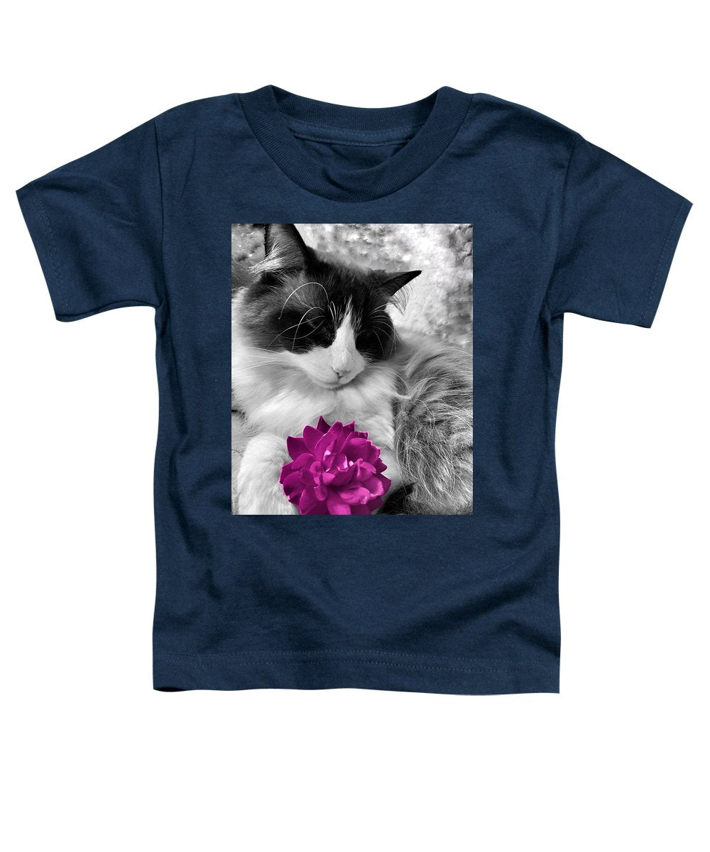 Fiona's Fuschia Flower - Toddler T-Shirt