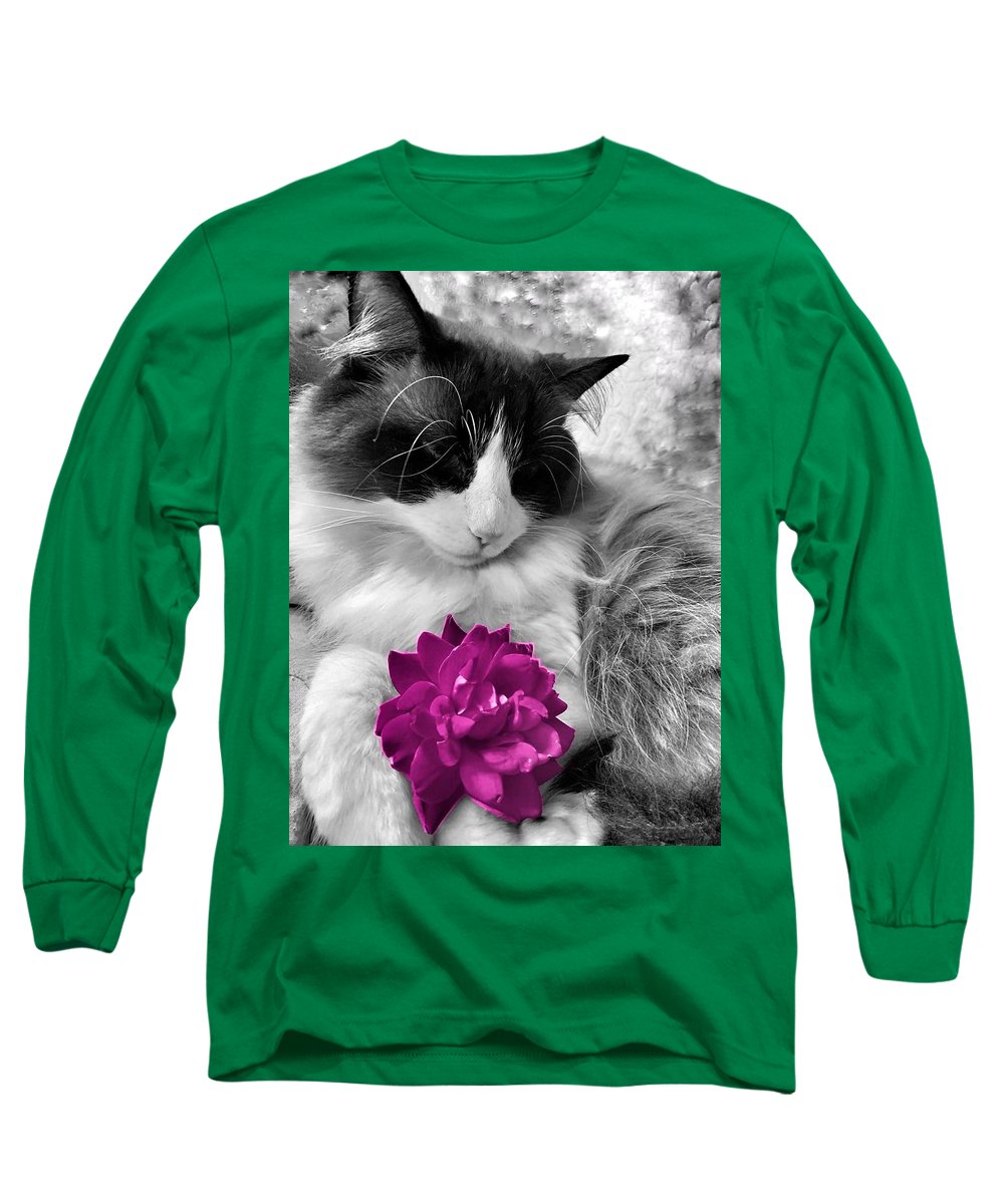 Fiona's Fuschia Flower - Long Sleeve T-Shirt