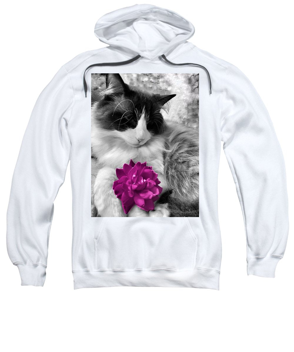 Fiona's Fuschia Flower - Sweatshirt