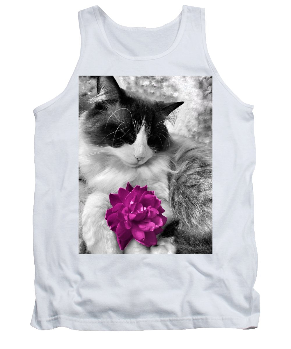 Fiona's Fuschia Flower - Tank Top