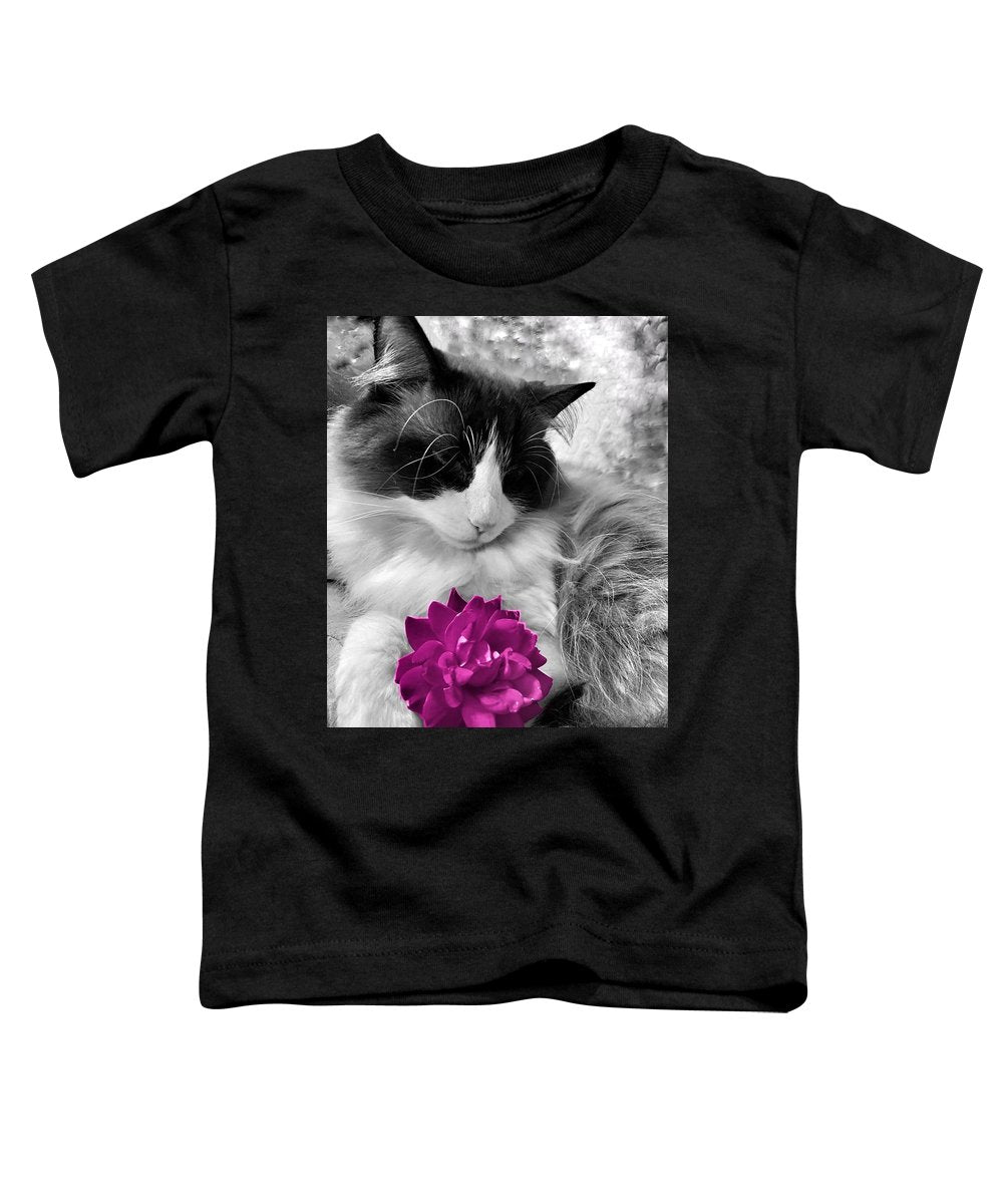 Fiona's Fuschia Flower - Toddler T-Shirt