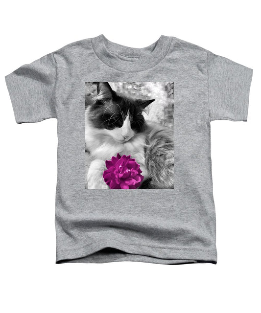 Fiona's Fuschia Flower - Toddler T-Shirt