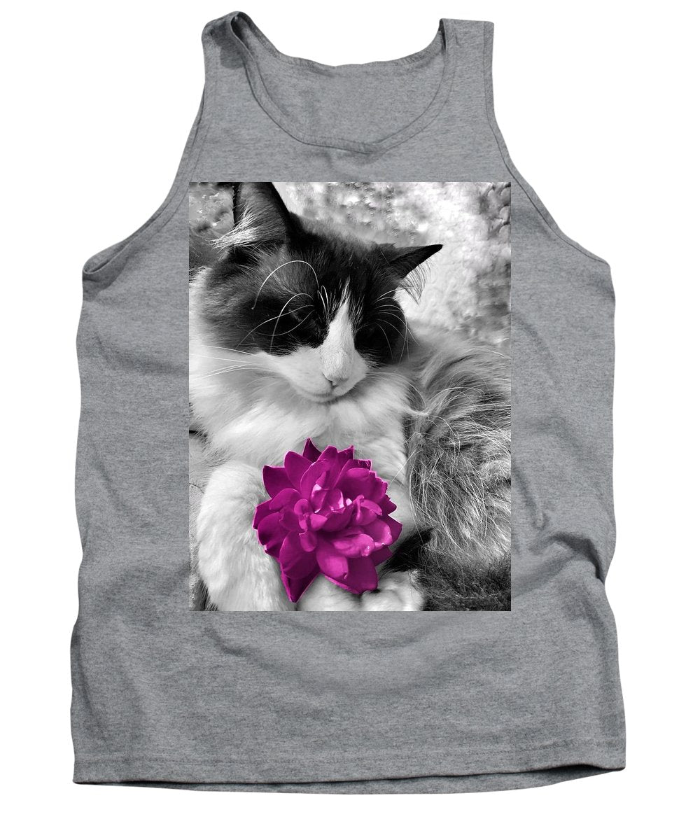 Fiona's Fuschia Flower - Tank Top