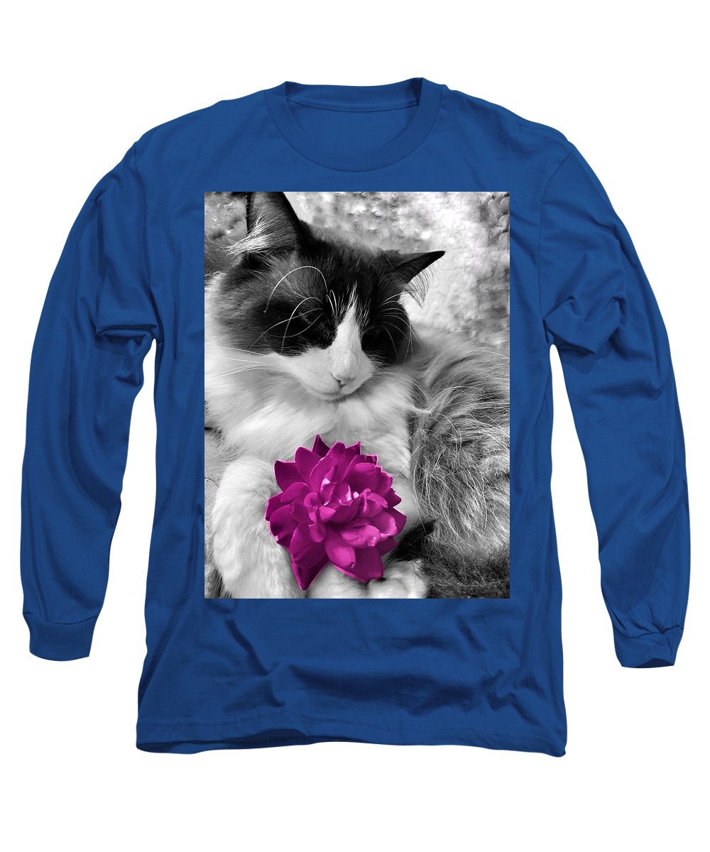 Fiona's Fuschia Flower - Long Sleeve T-Shirt