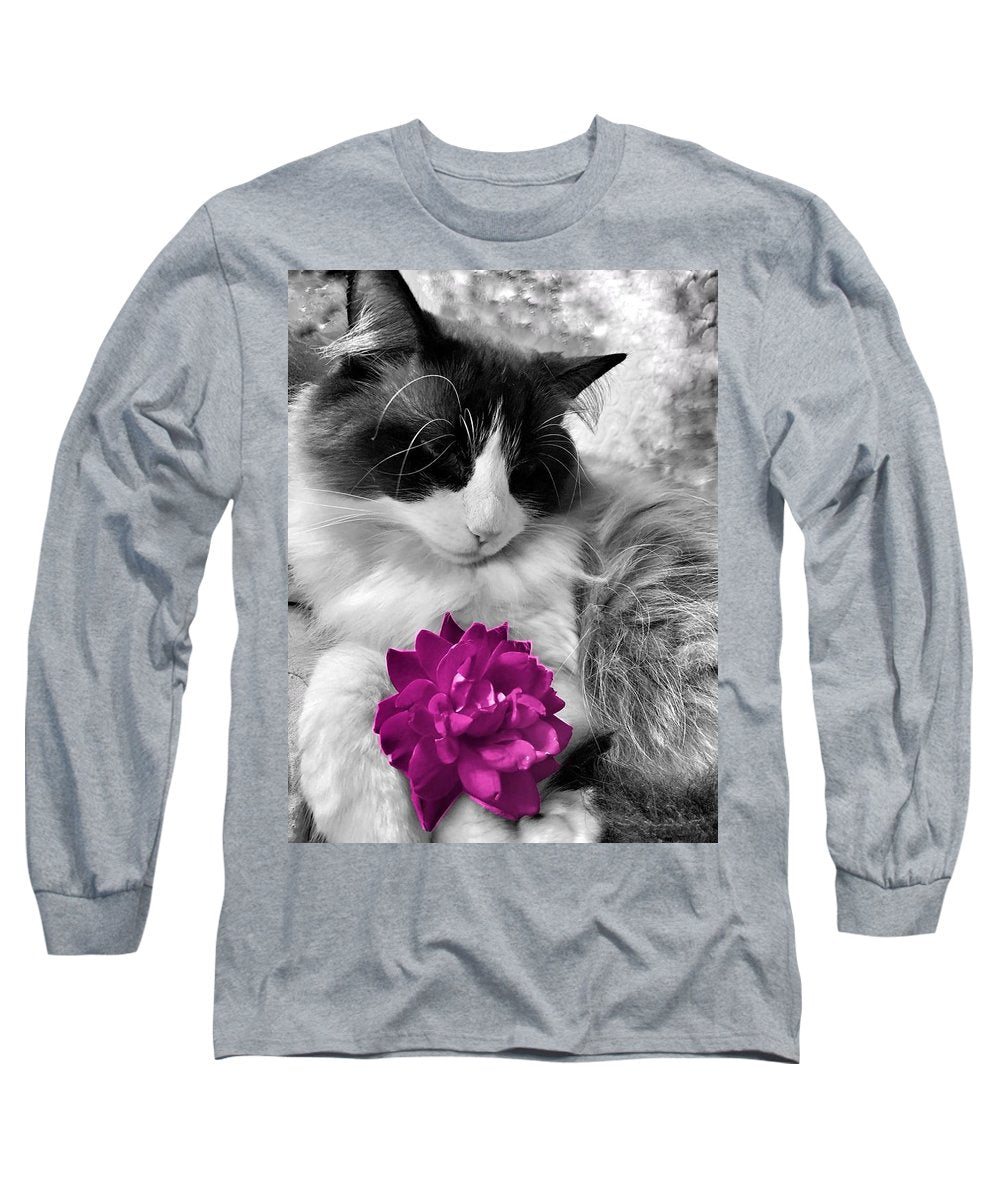 Fiona's Fuschia Flower - Long Sleeve T-Shirt