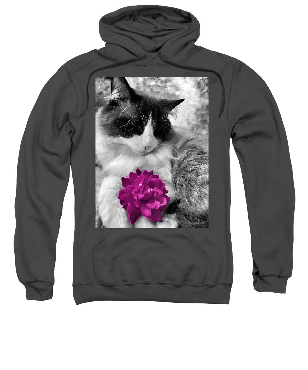 Fiona's Fuschia Flower - Sweatshirt