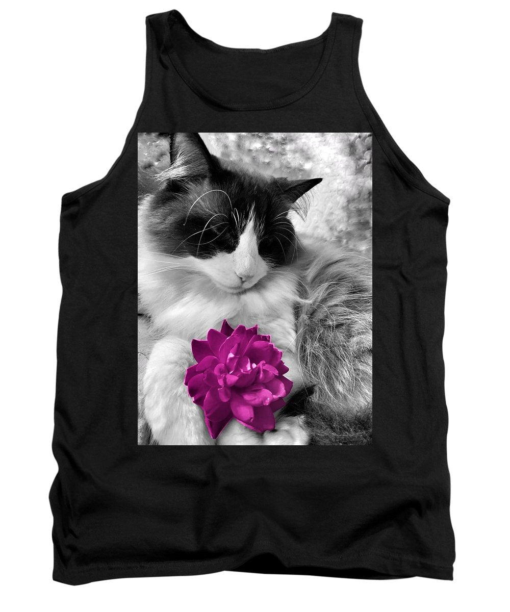 Fiona's Fuschia Flower - Tank Top