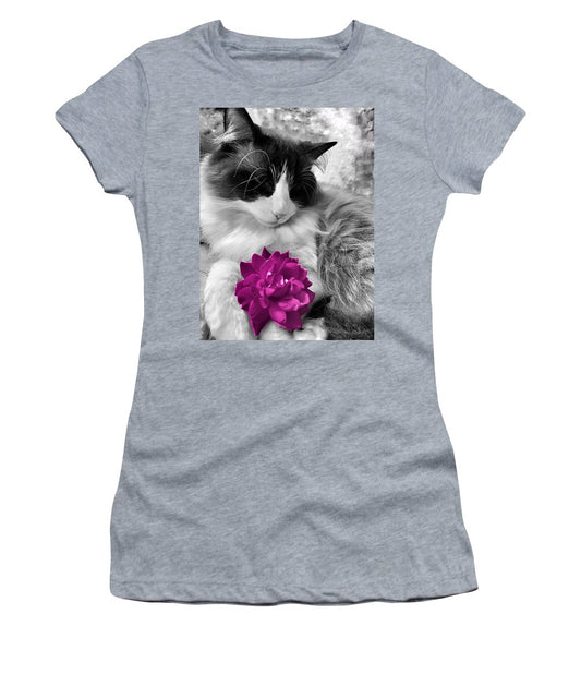 Fiona's Fuschia Flower - Women's T-Shirt