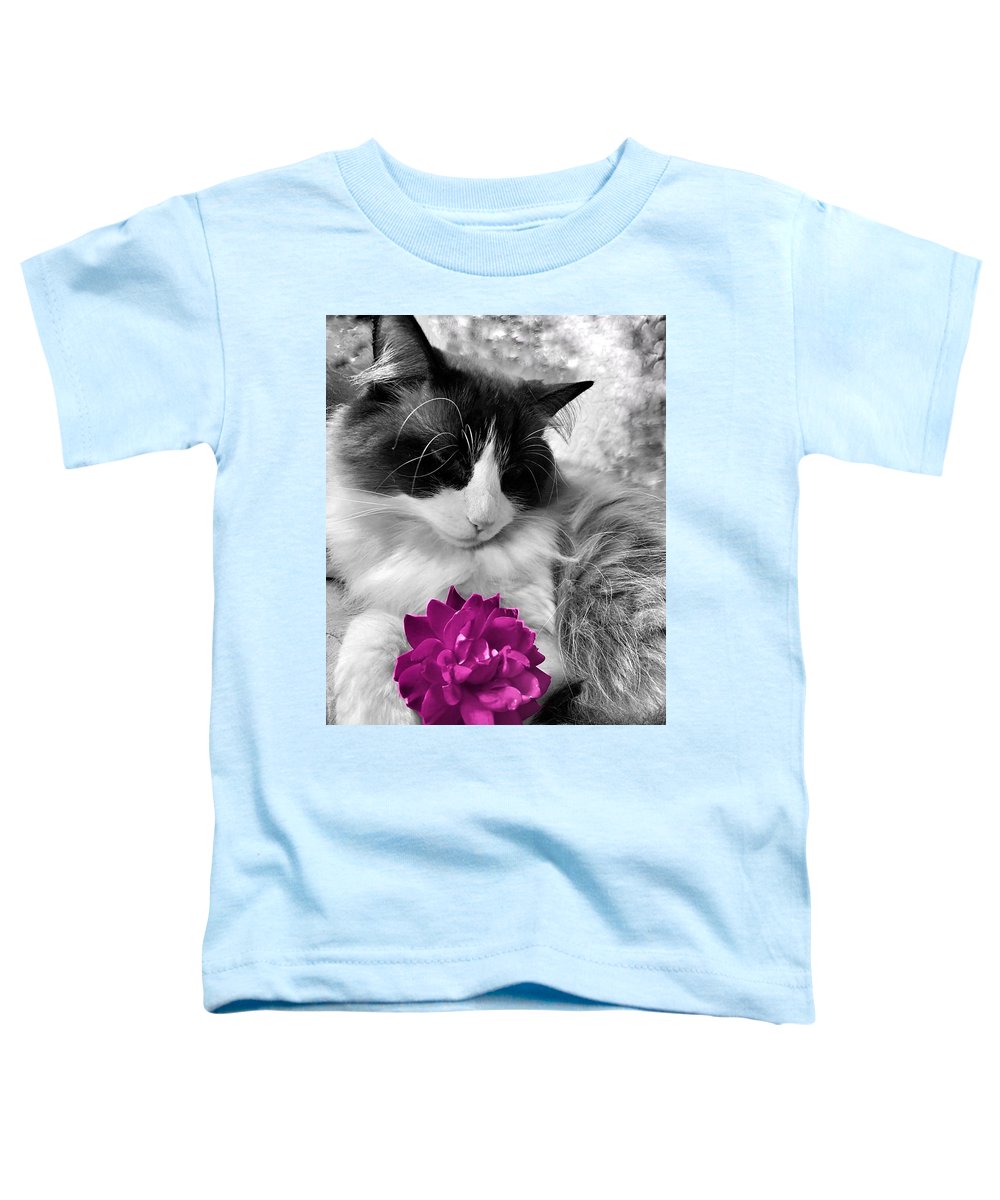 Fiona's Fuschia Flower - Toddler T-Shirt