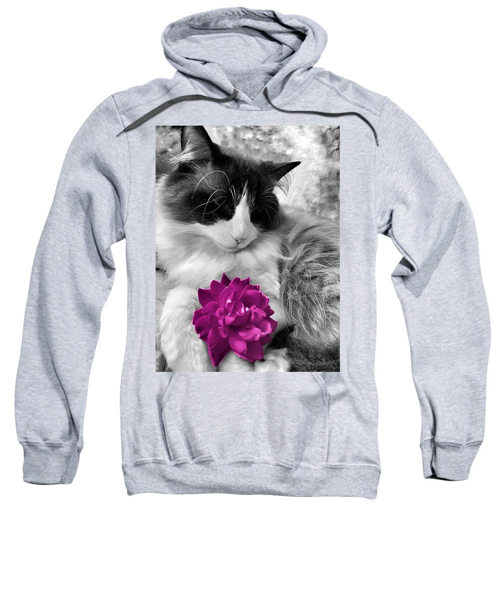 Fiona's Fuschia Flower - Sweatshirt