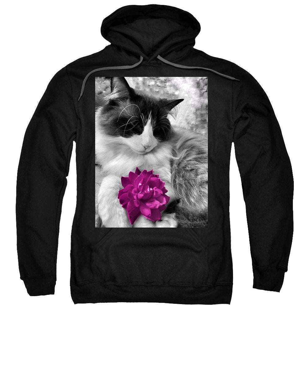 Fiona's Fuschia Flower - Sweatshirt