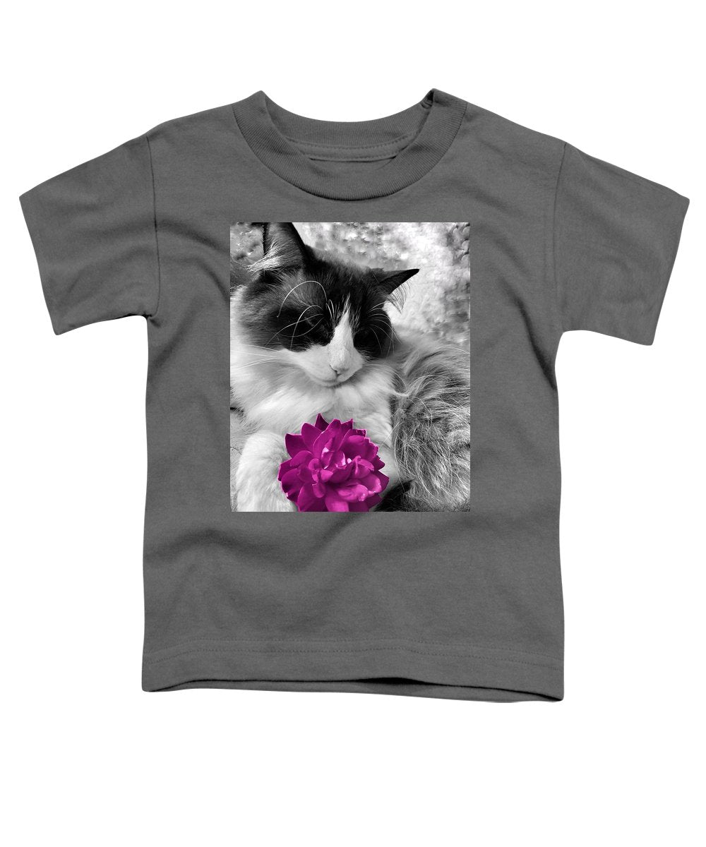 Fiona's Fuschia Flower - Toddler T-Shirt