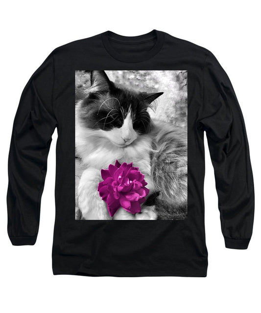 Fiona's Fuschia Flower - Long Sleeve T-Shirt