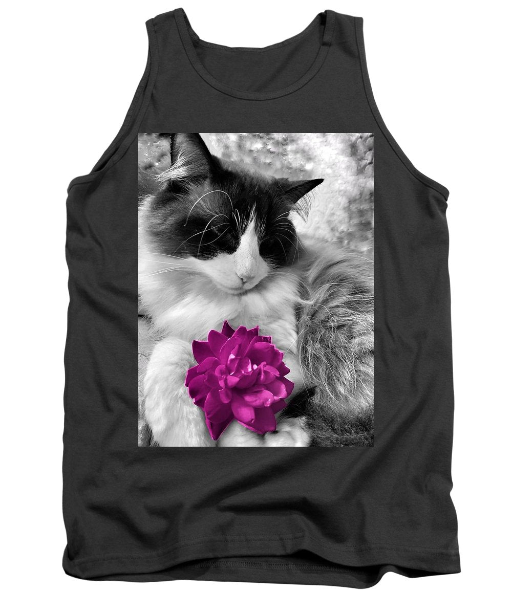 Fiona's Fuschia Flower - Tank Top