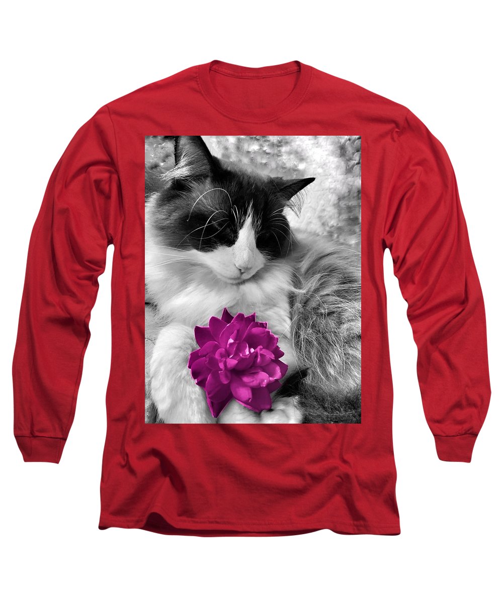 Fiona's Fuschia Flower - Long Sleeve T-Shirt