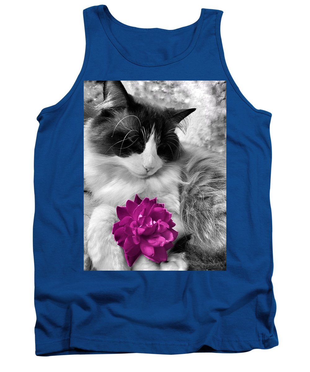 Fiona's Fuschia Flower - Tank Top