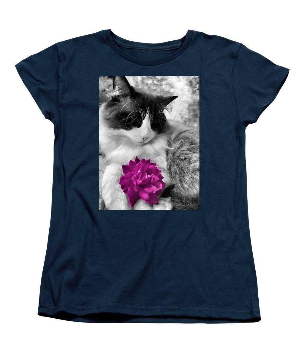 Fiona's Fuschia Flower - Women's T-Shirt (Standard Fit)