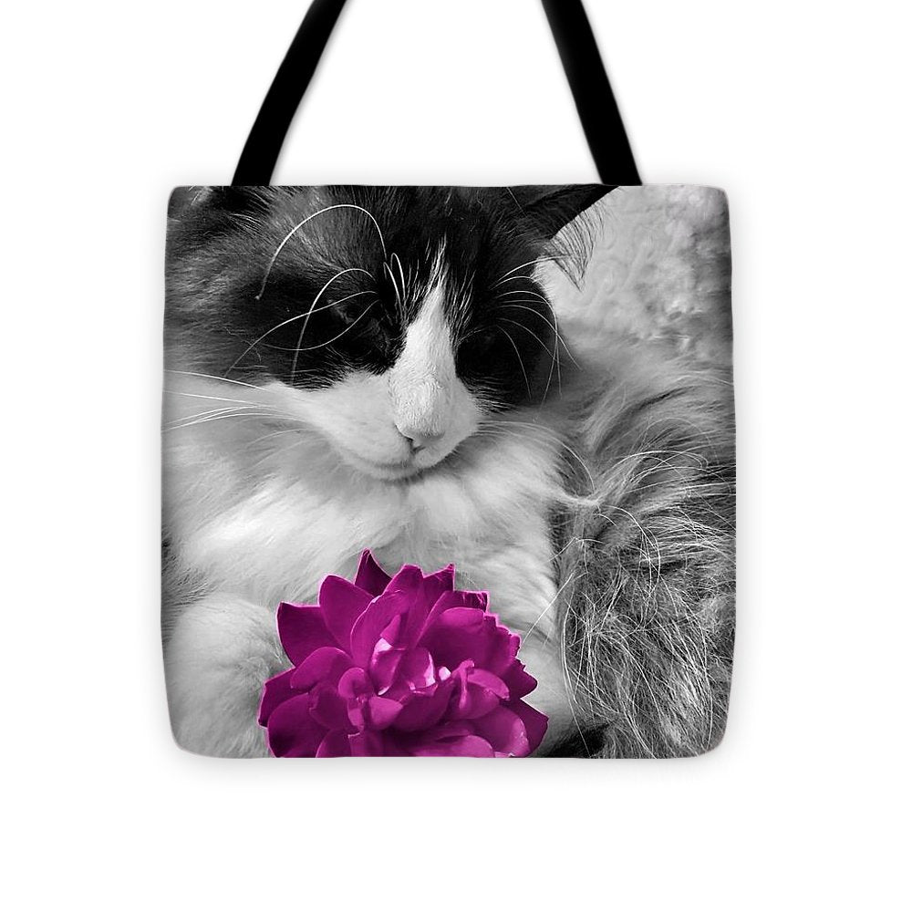 Fiona's Fuschia Flower - Tote Bag