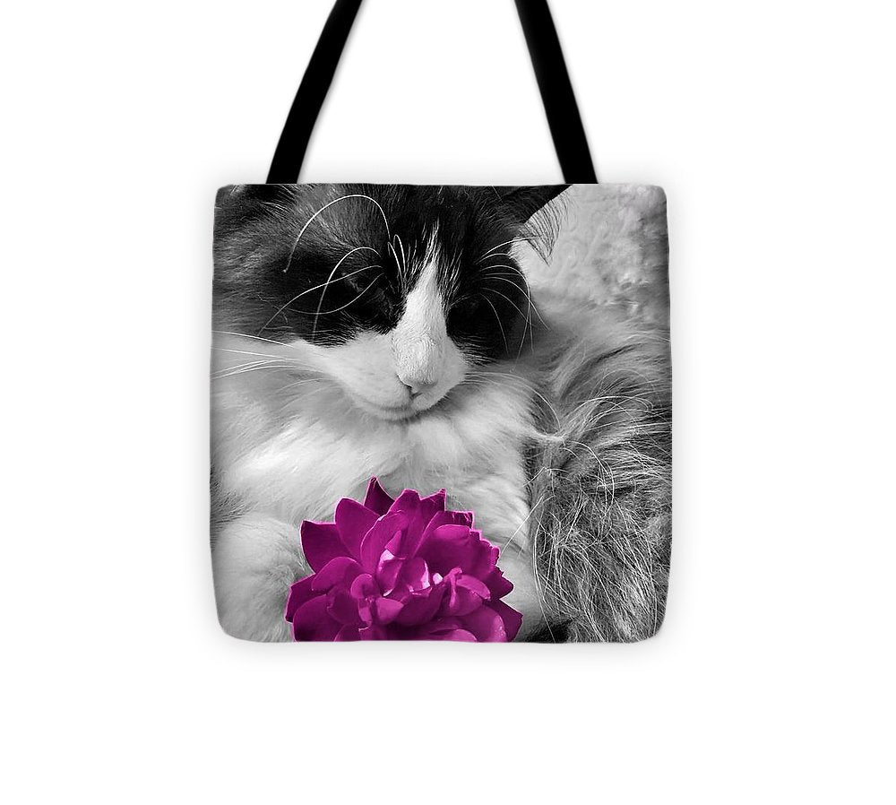 Fiona's Fuschia Flower - Tote Bag