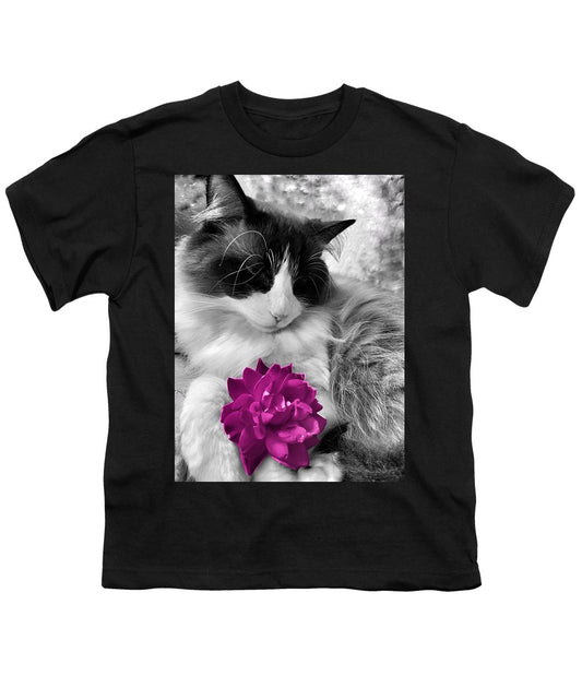 Fiona's Fuschia Flower - Youth T-Shirt