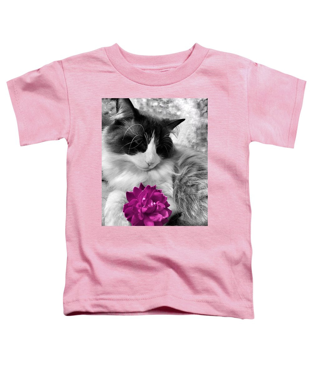 Fiona's Fuschia Flower - Toddler T-Shirt