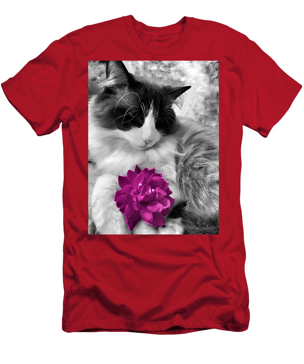 Fiona's Fuschia Flower - T-Shirt