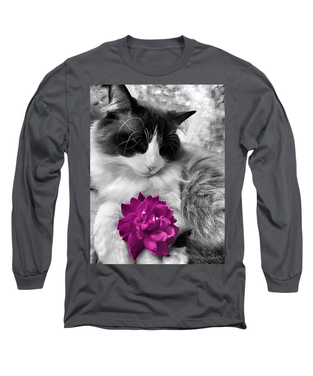 Fiona's Fuschia Flower - Long Sleeve T-Shirt