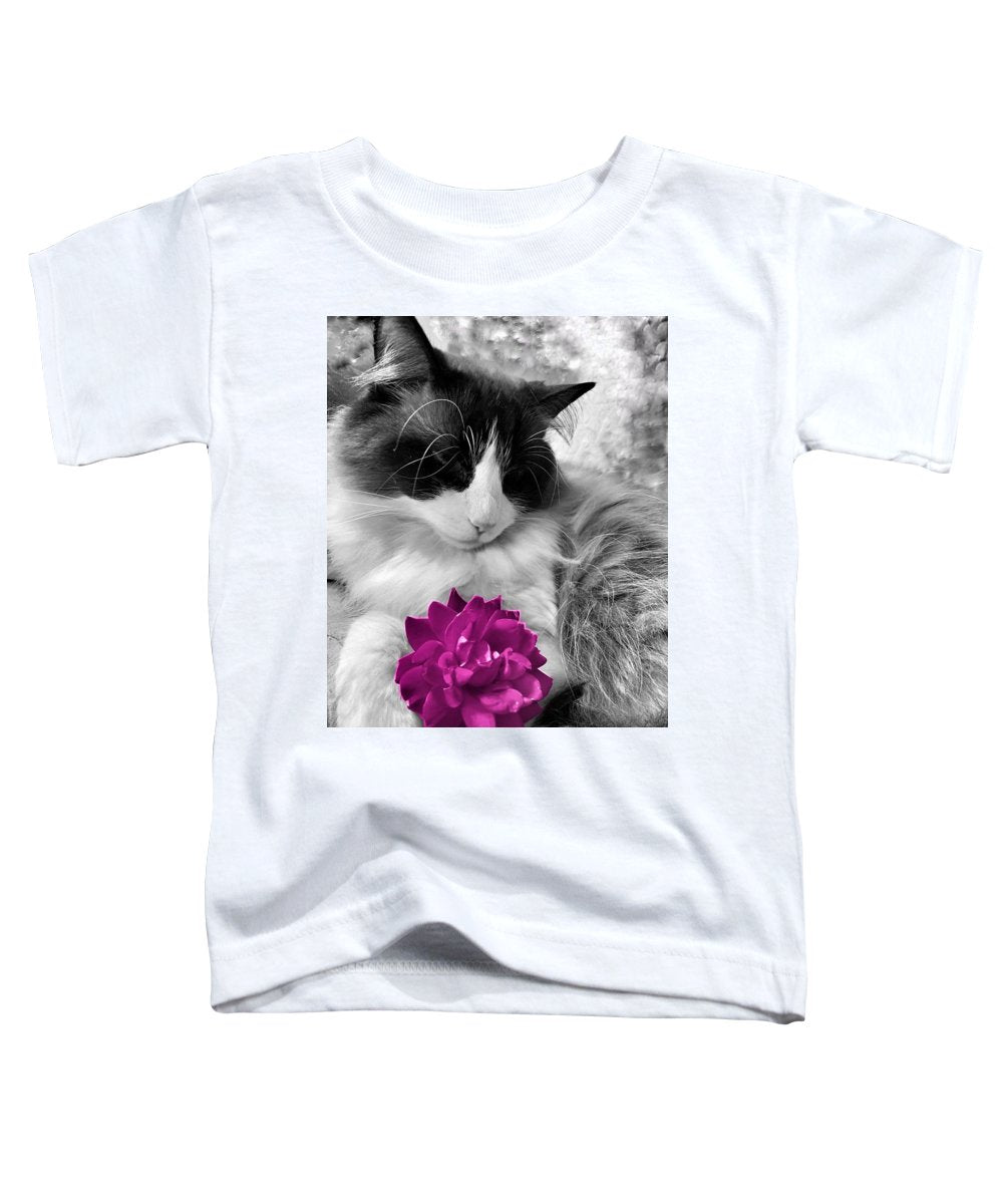 Fiona's Fuschia Flower - Toddler T-Shirt