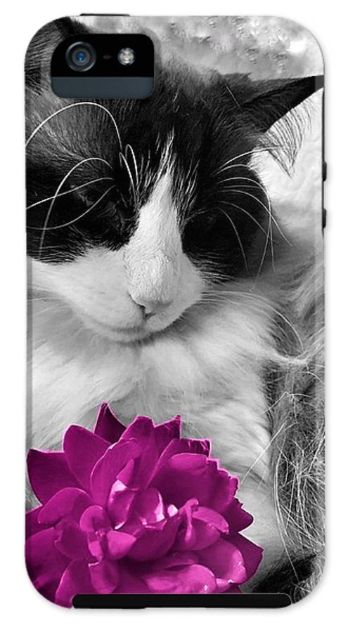 Fiona's Fuschia Flower - Phone Case