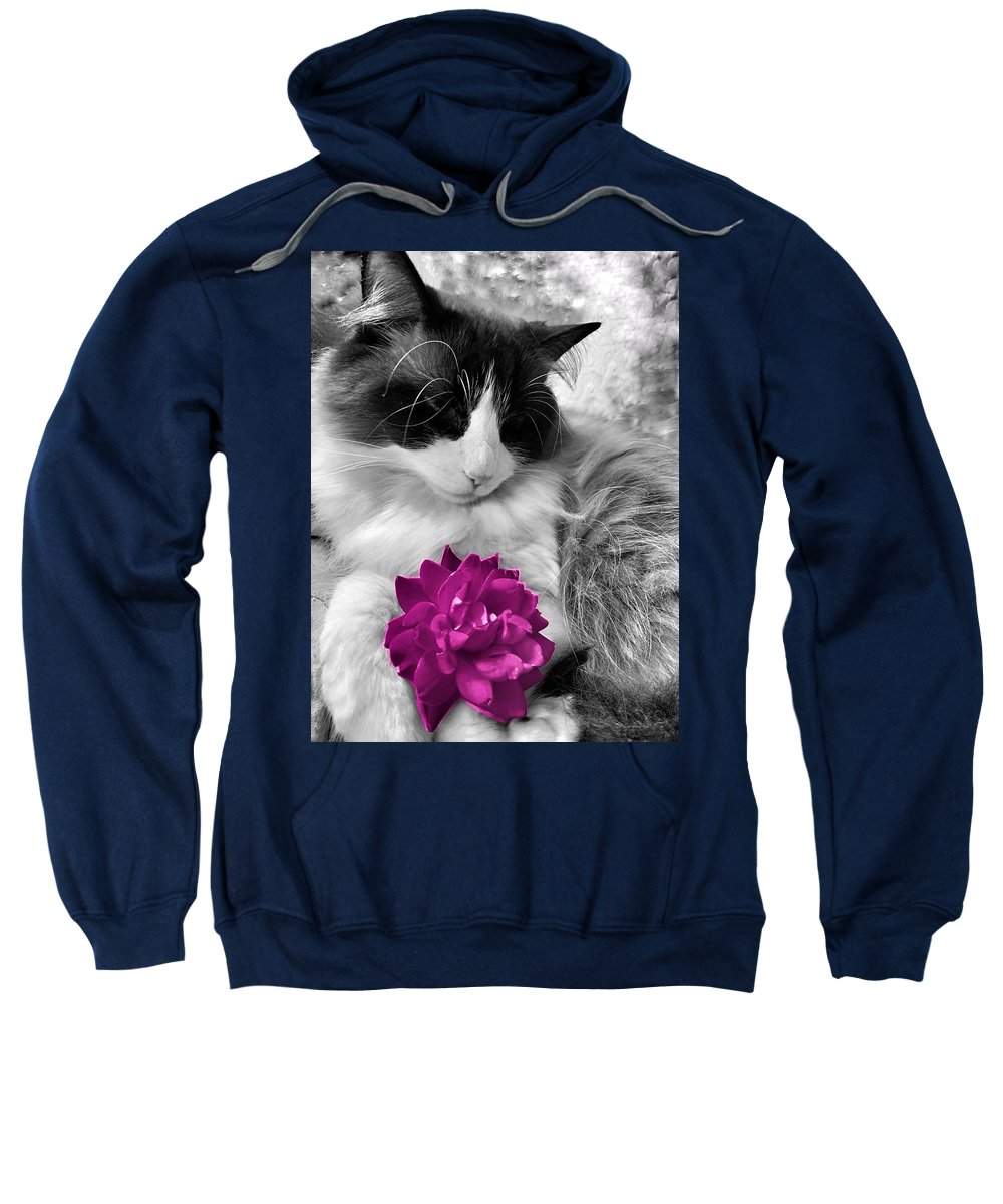 Fiona's Fuschia Flower - Sweatshirt