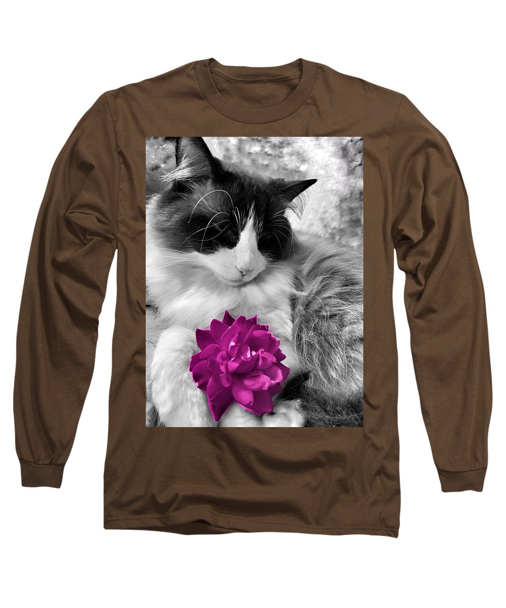 Fiona's Fuschia Flower - Long Sleeve T-Shirt