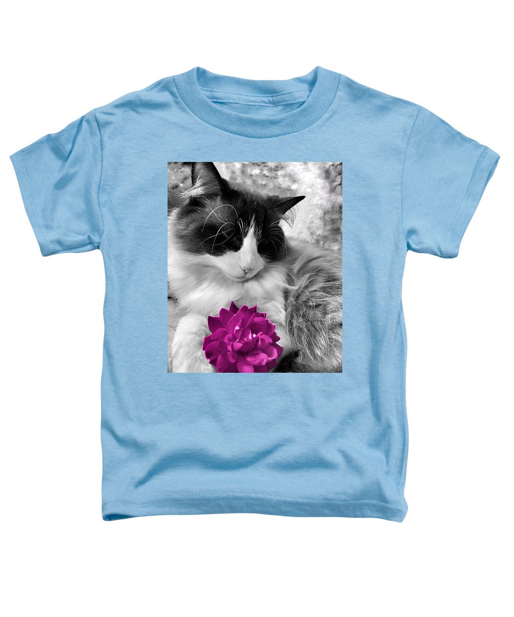 Fiona's Fuschia Flower - Toddler T-Shirt