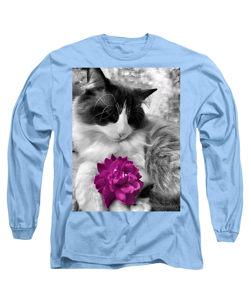 Fiona's Fuschia Flower - Long Sleeve T-Shirt