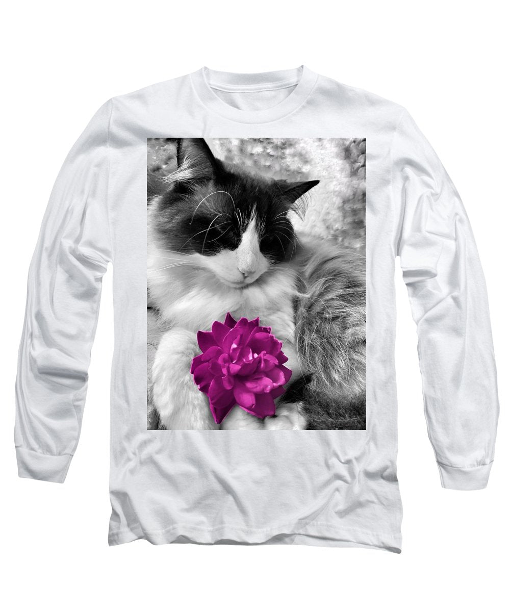 Fiona's Fuschia Flower - Long Sleeve T-Shirt