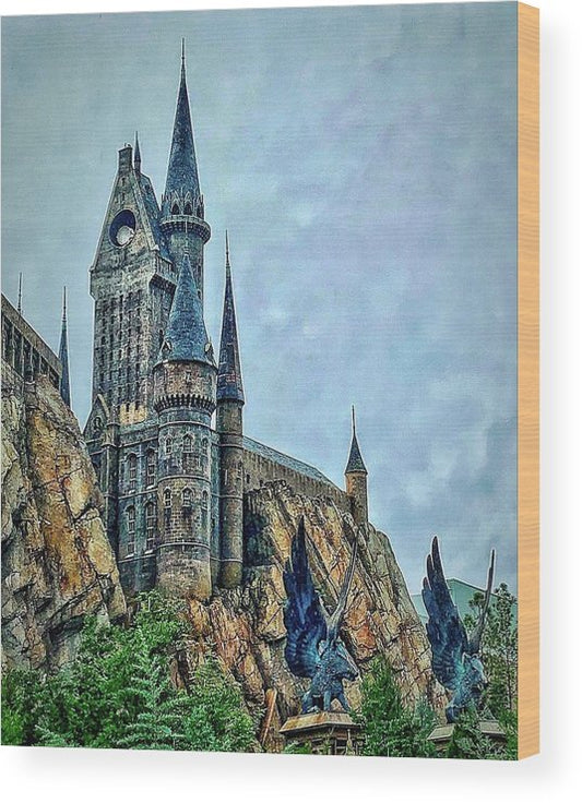 Hogwart's Castle - Wood Print