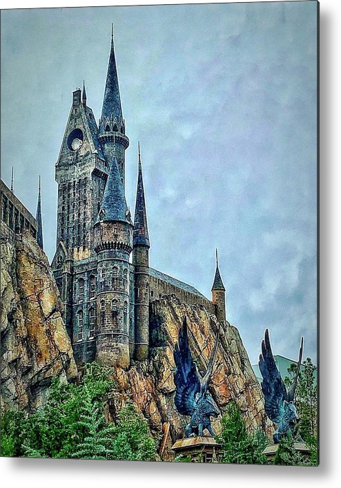 Hogwart's Castle - Metal Print