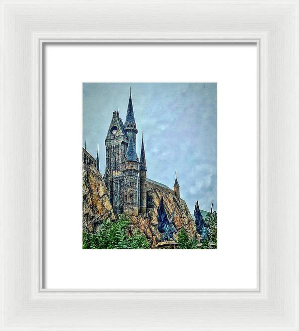 Hogwart's Castle - Framed Print