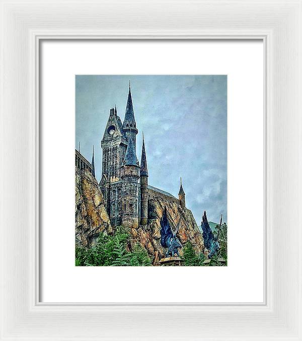 Hogwart's Castle - Framed Print