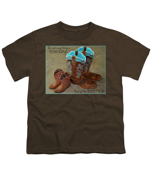 It's Not Easy Being s Cowgirl - Youth T-Shirt