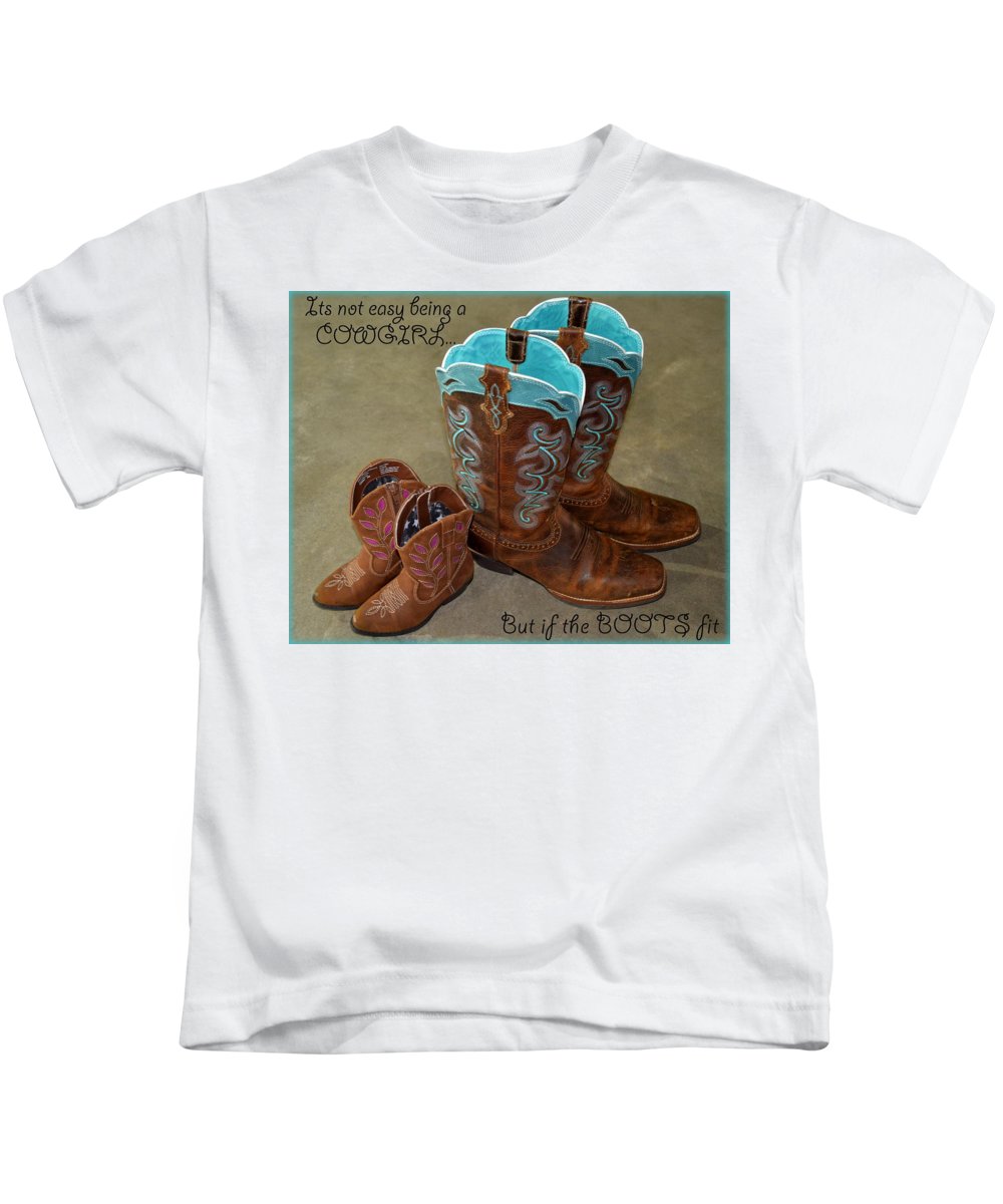 It's Not Easy Being s Cowgirl - Kids T-Shirt