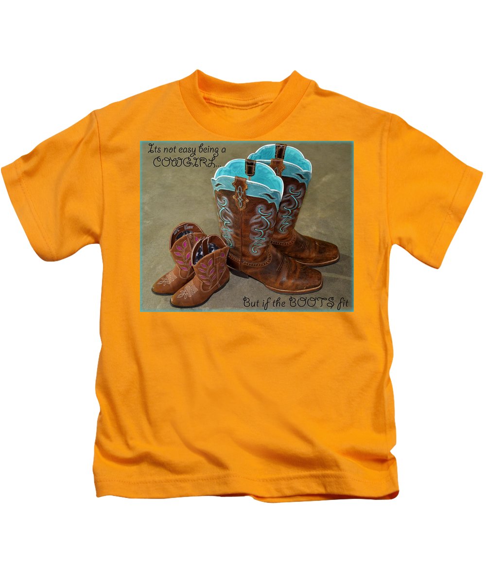 It's Not Easy Being s Cowgirl - Kids T-Shirt