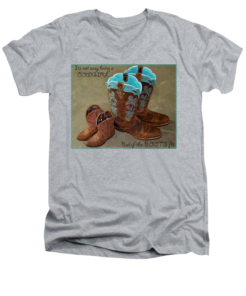 It's Not Easy Being s Cowgirl - Men's V-Neck T-Shirt