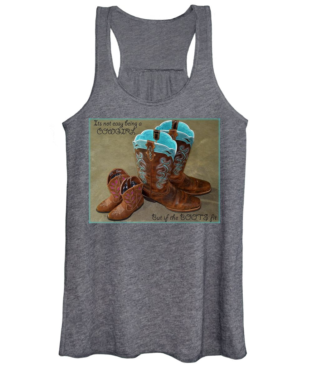 It's Not Easy Being s Cowgirl - Women's Tank Top