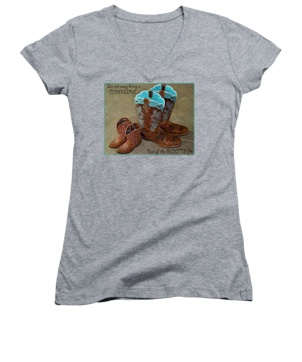 It's Not Easy Being s Cowgirl - Women's V-Neck